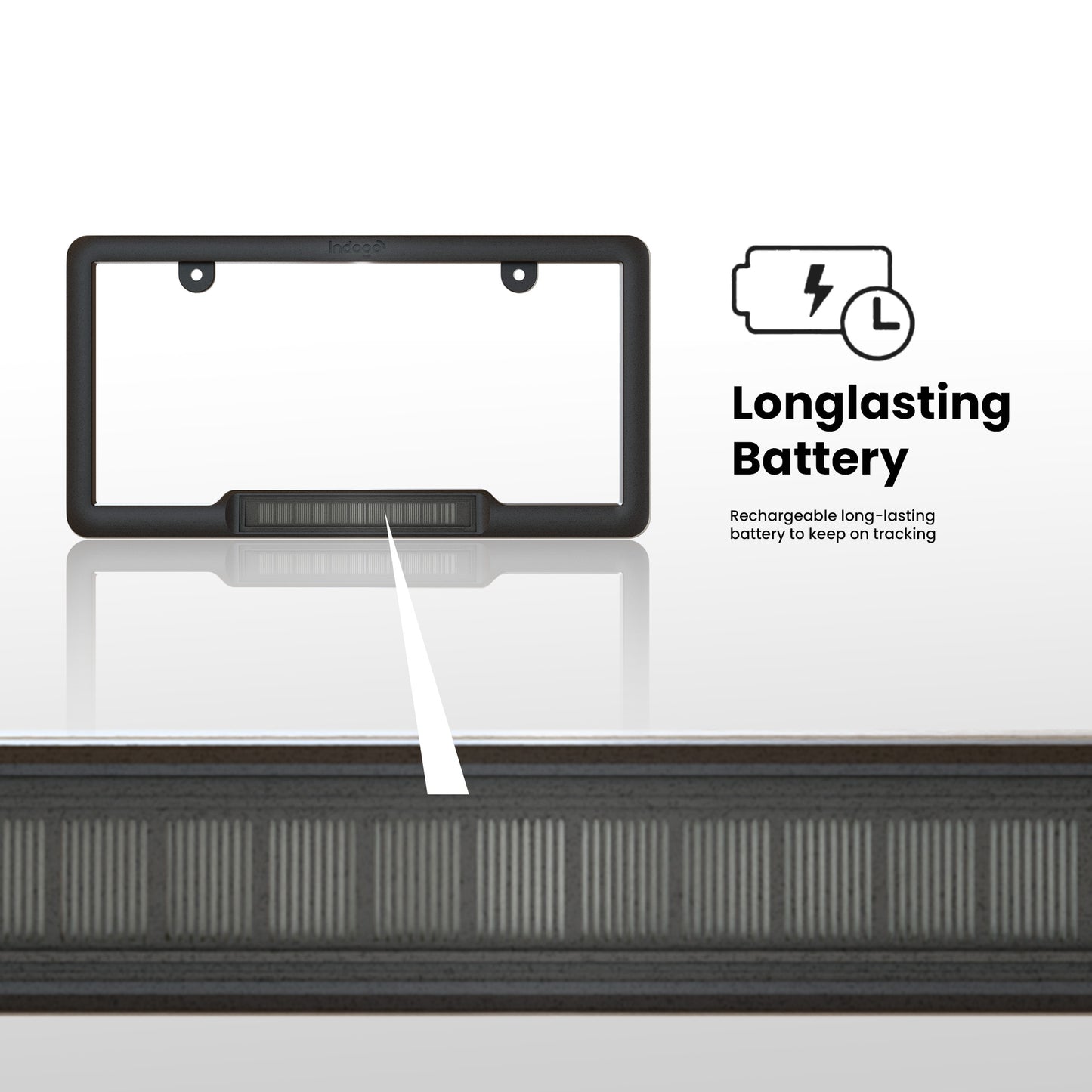 Indago MK1 Finder license Plate Frame